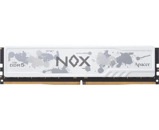  ОЗУ Apacer NOX RGB (AH5U32G60C622MWAA-2) DDR5 32GB 6000MHz DIMM White CL38 1.35V Kit (2x16GB) (Retail) 2048*8 Heat Sink (Retail) 