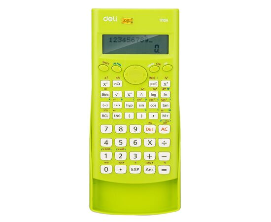  Калькулятор научный Deli E1710A/GRN зеленый 