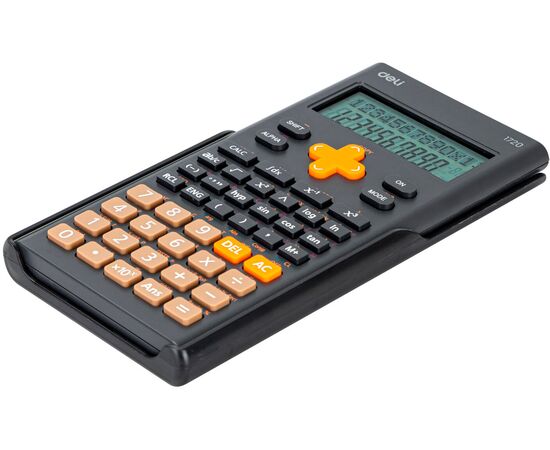  Калькулятор научный Deli E1720-black черный 10+2-разр. 