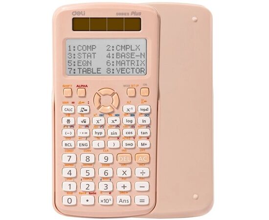  Калькулятор научный Deli ED991ES розовый 10+2-разр 